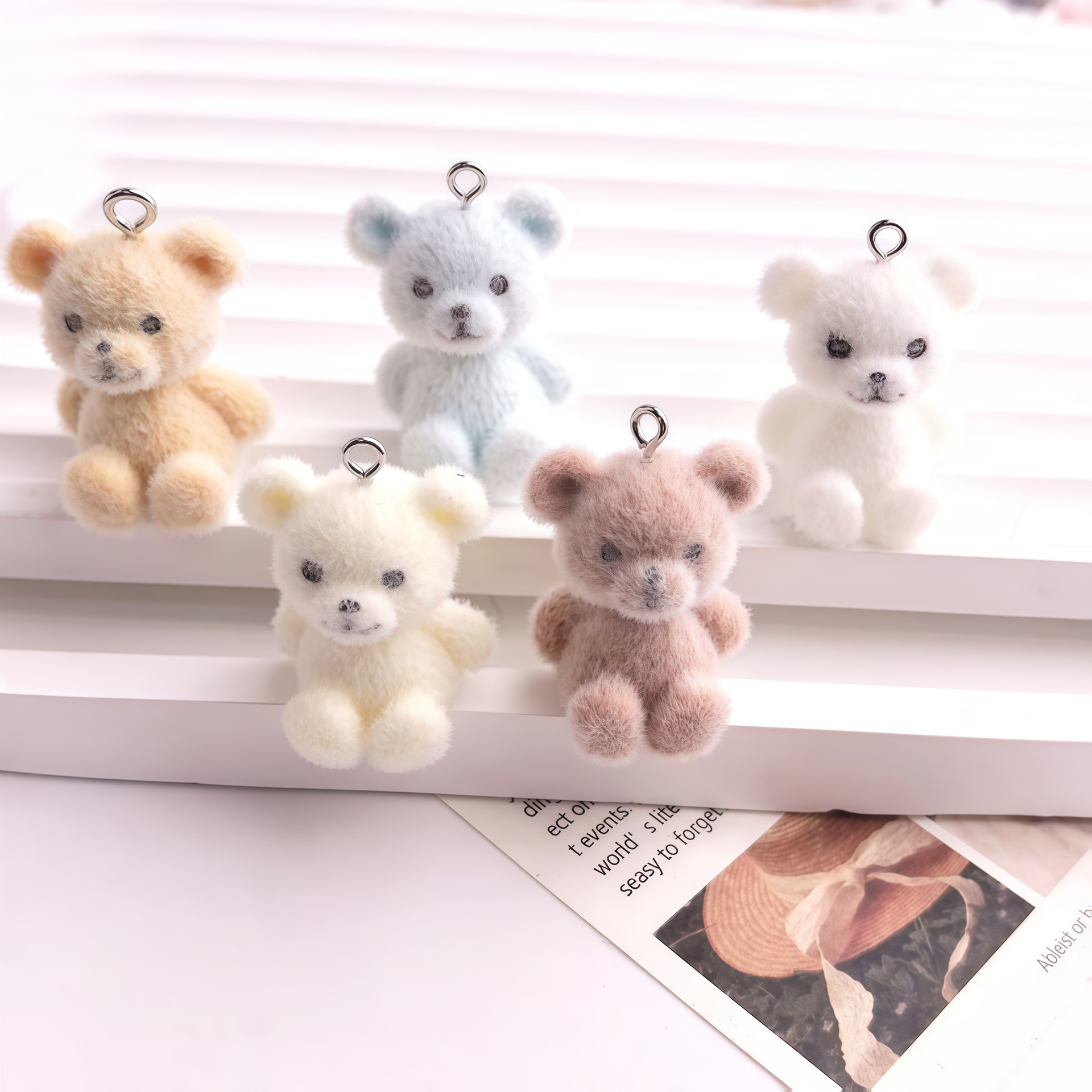 3D Printing Earrings - 5 Piezas de Dijes de Resina
