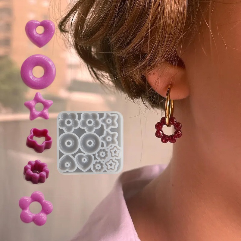 3D Printing Earrings - Moldes de Joyería Multifuncionales 3D, Moldes