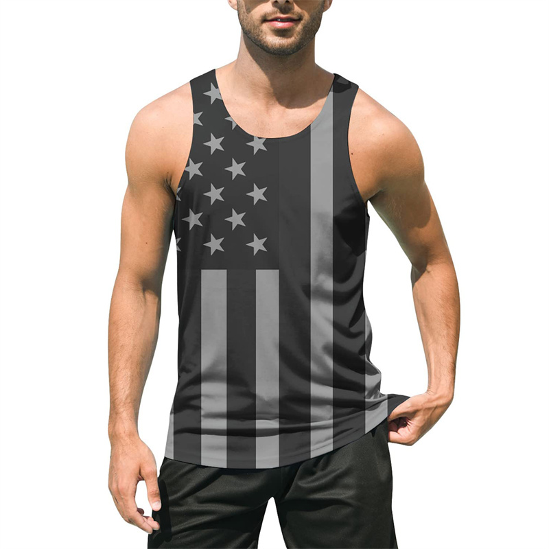 3D Printing Usa - Camiseta sin mangas con estampado 3D