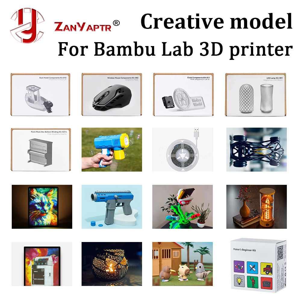 3D Printing Bambu - Componentes creativos DIY para Bambu Lab:
