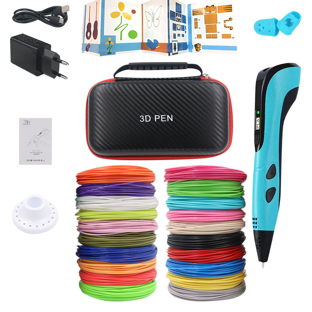 3D Printing Pen For Kids - Bolígrafo de impresión 3D con adaptador