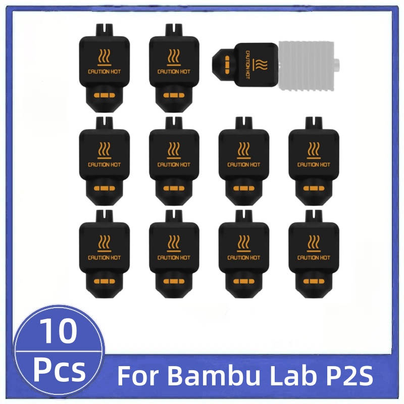 3D Printing Bambu - 10 Fundas Protectoras de Silicona Negra
