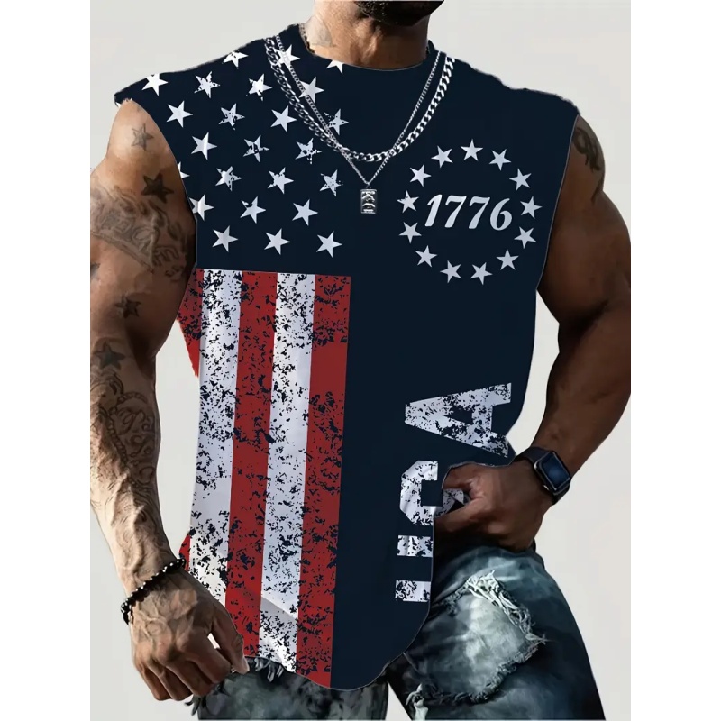 3D Printing Usa - Camisetas sin mangas con estampado 3D
