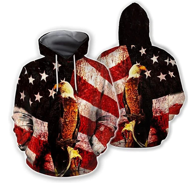 3D Printing Usa - Sudaderas con capucha con estampado 3D