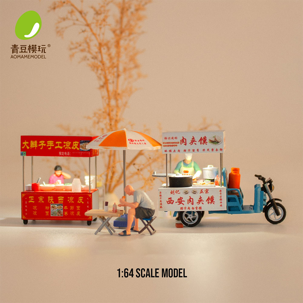 3D Printing Model - Maqueta de puesto de comida en