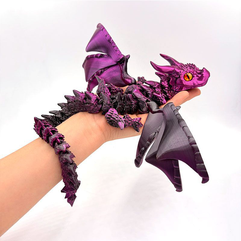 3D Printing App - Figura de Dragón Alado Impresa en
