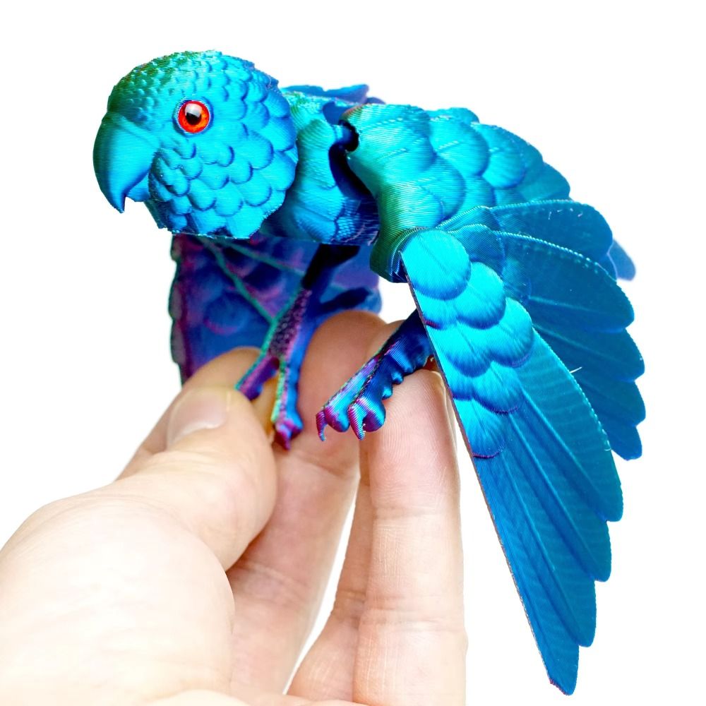 3D Printing Idea - Ojo simulado 3D impreso loro modelo