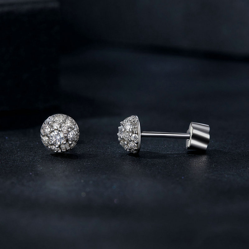 3D Printing Earrings - Pendientes Bamoer U de media bola