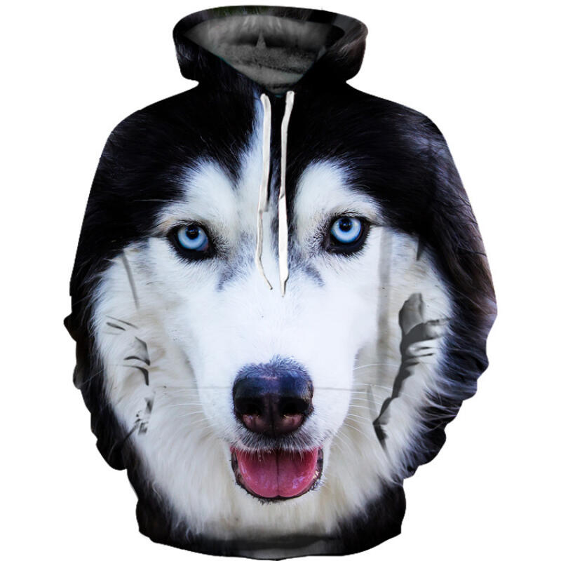 3D Printing Usa - Sudadera con Capucha Estampada en 3D