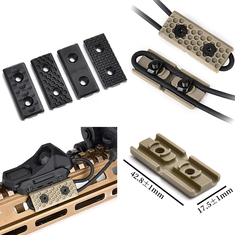 3D Printing Airsoft Parts - Cubierta de Riel Táctico MLOK para