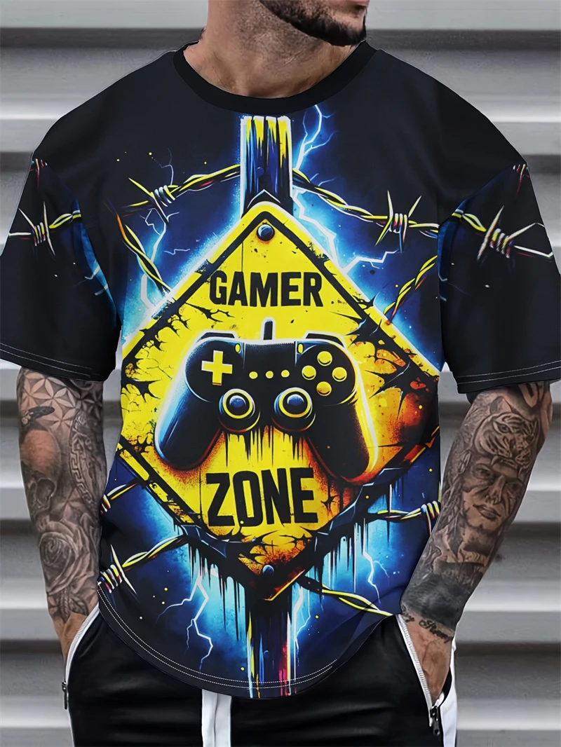 3D Printing Zone - Camiseta con estampado de controlador Gamer