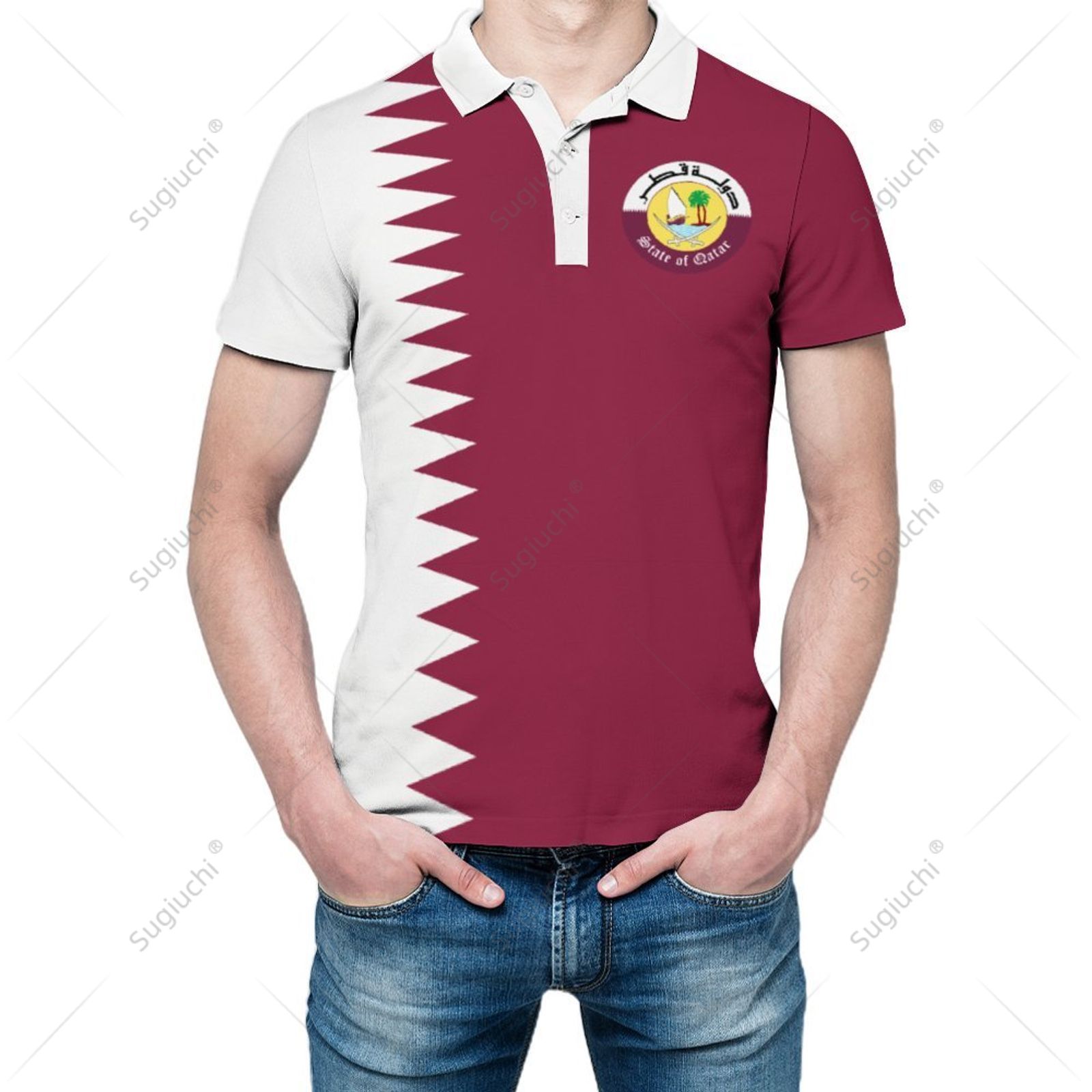 Polo Unisex con Estampado 3D d - 3D Printing Qatar reseña y precio