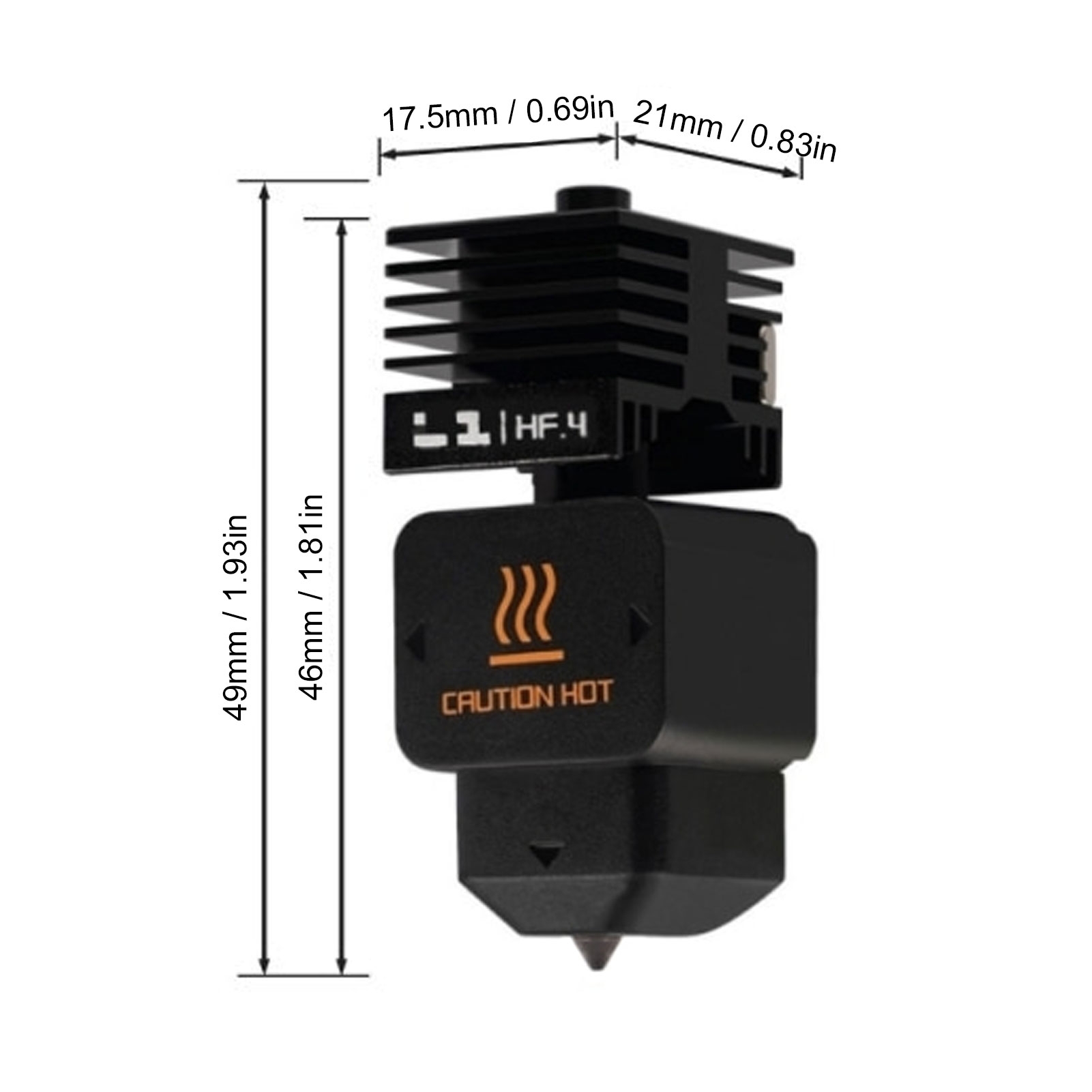 Hotend de Alto Flujo de Repues - 3D Printing Bambu reseña y precio