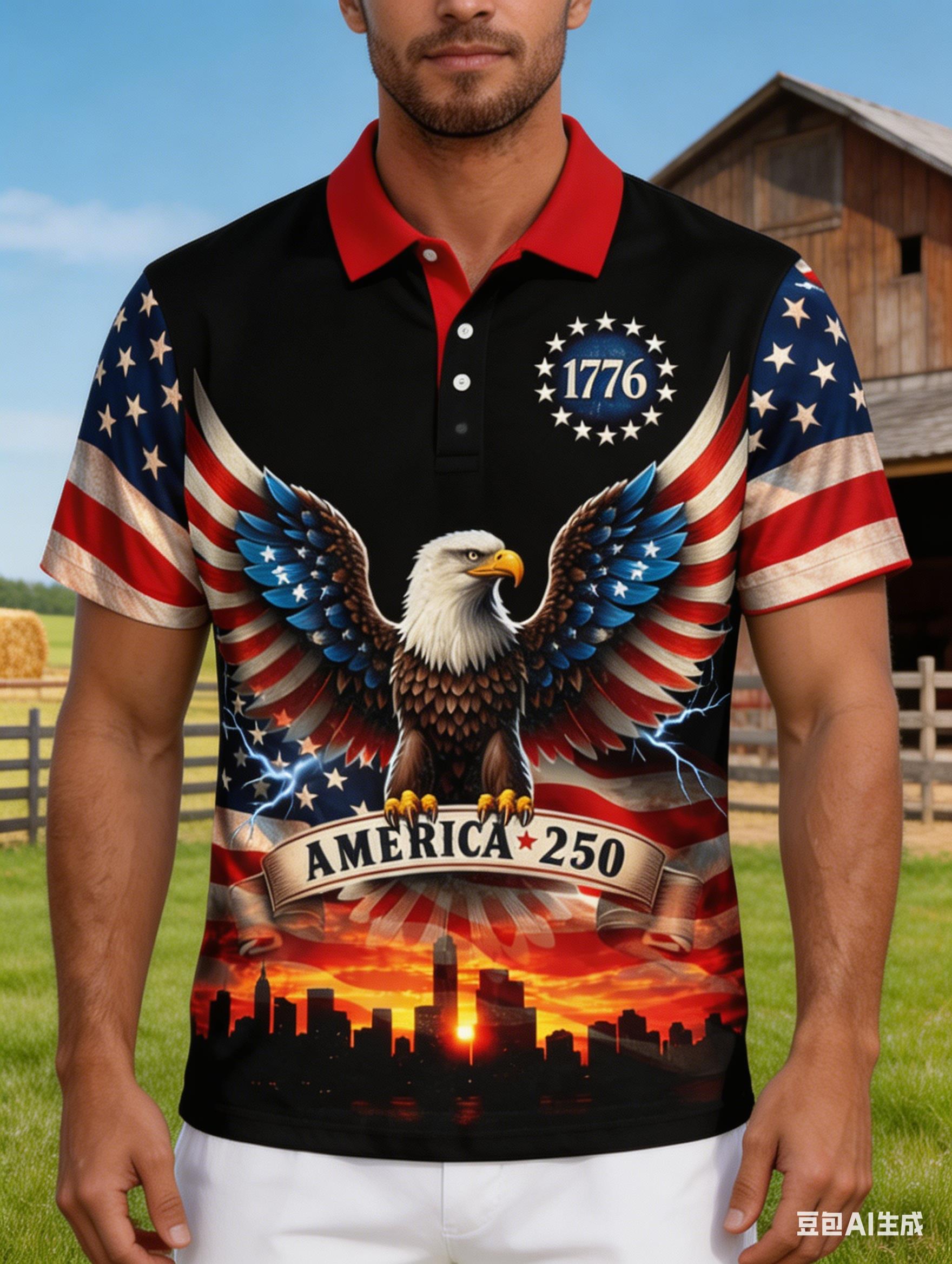 Camiseta Polo para Hombre, 250 - 3D Printing Usa reseña y precio
