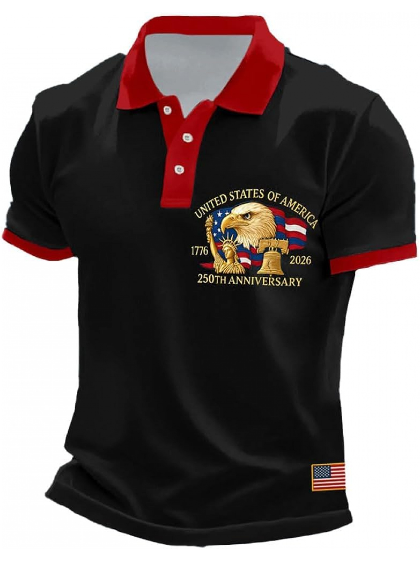 Camiseta Polo para Hombre, 250 - 3D Printing Usa reseña y precio