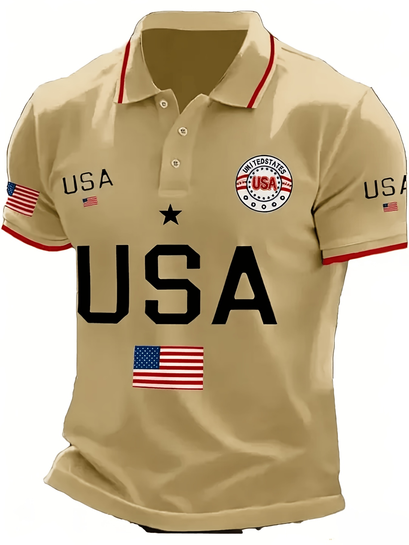 Camiseta Polo para Hombre, 250 - 3D Printing Usa reseña y precio