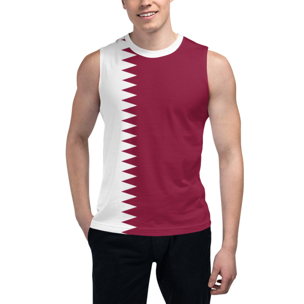 Camiseta sin mangas con bander - 3D Printing Qatar reseña y precio