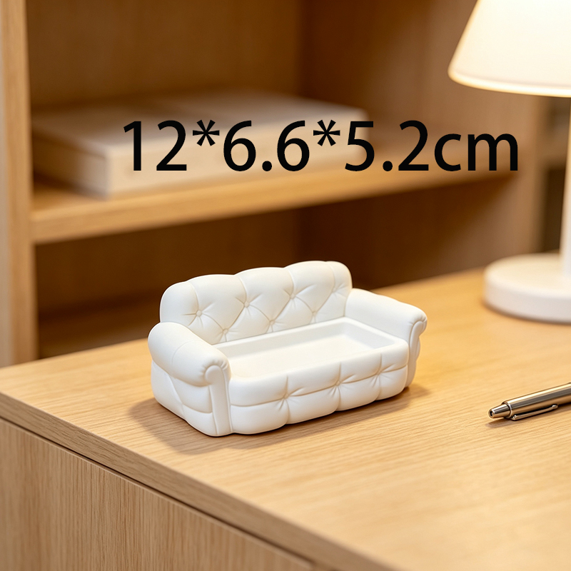 Mini Sofá Blanco Impreso en 3D - 3D Printing Earrings reseña y precio