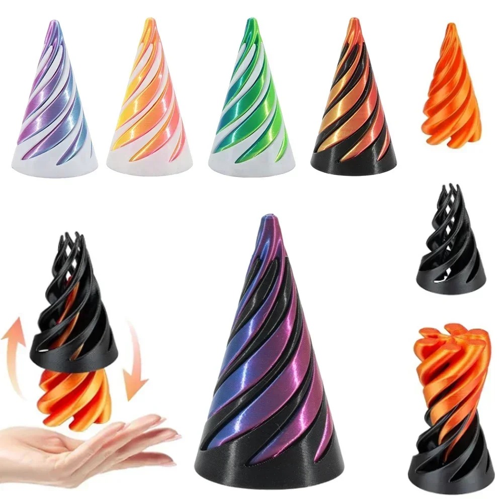 Juguete de Cono Espiral Impres - 3D Printing Idea reseña y precio