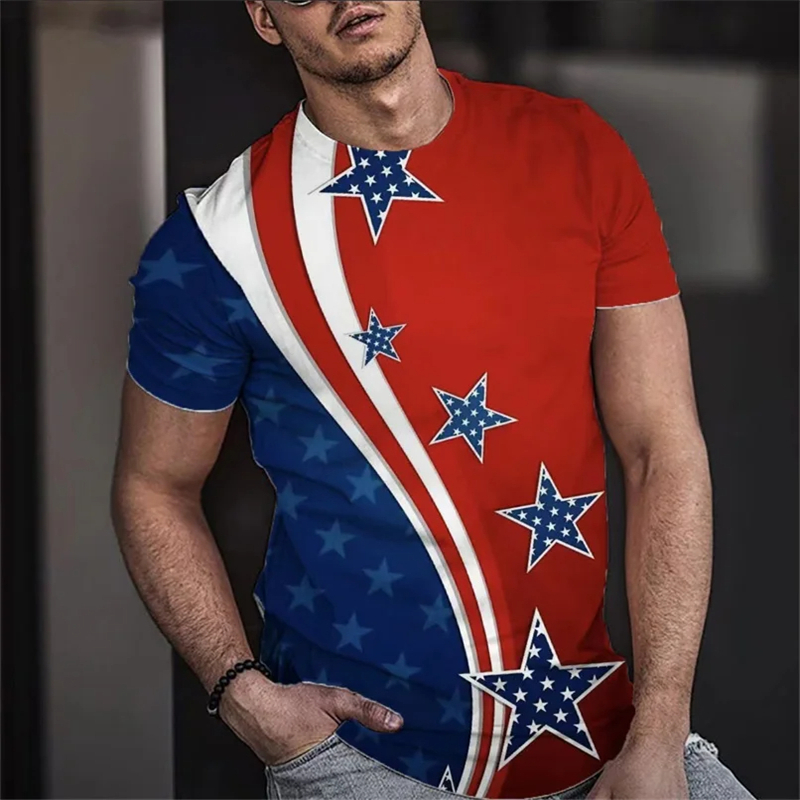 Camiseta de verano para hombre - 3D Printing Usa reseña y precio