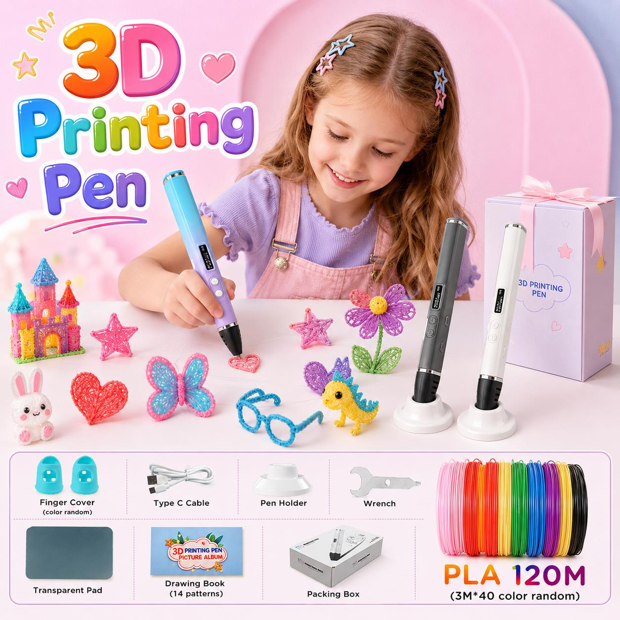 Bolígrafo de Impresión 3D para - 3D Printing Pen For Kids reseña y precio