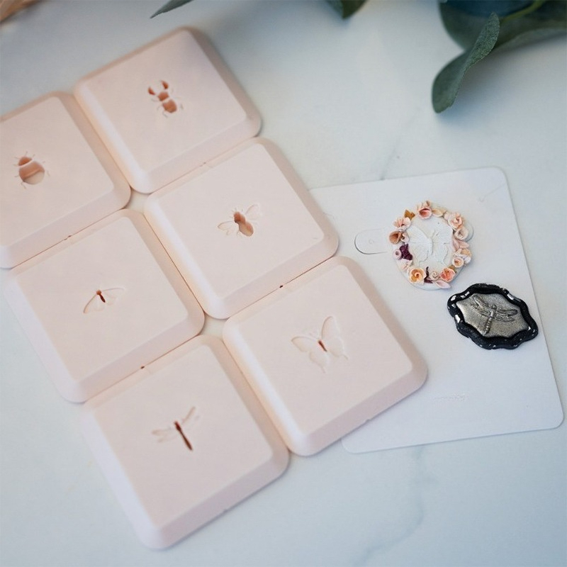 Molde 3D con Patrón de Insecto - 3D Printing Earrings reseña y precio