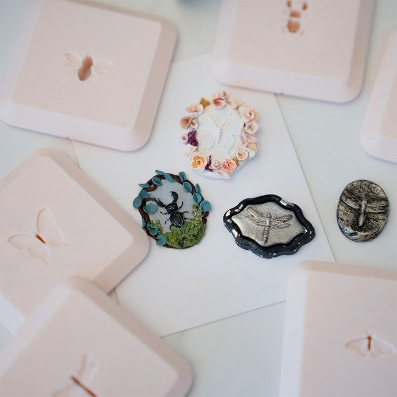 Molde 3D con Patrón de Insecto - 3D Printing Earrings reseña y precio