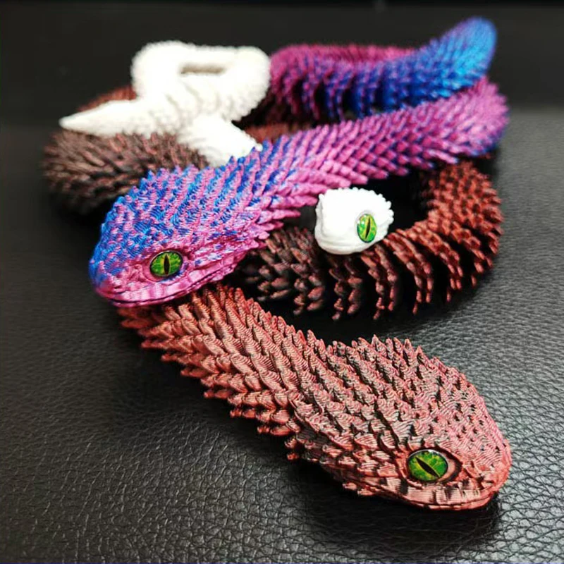 Serpiente impresa en 3D, jugue - 3D Printing Idea reseña y precio