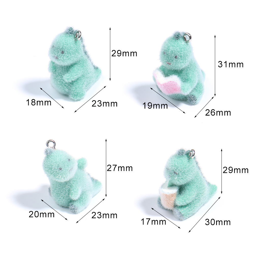 4 Uds. Mini colgante de dinosa - 3D Printing Earrings reseña y precio