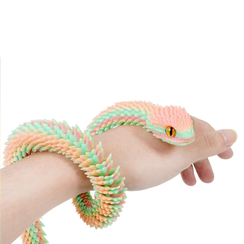 Serpiente impresa en 3D, jugue - 3D Printing Idea reseña y precio