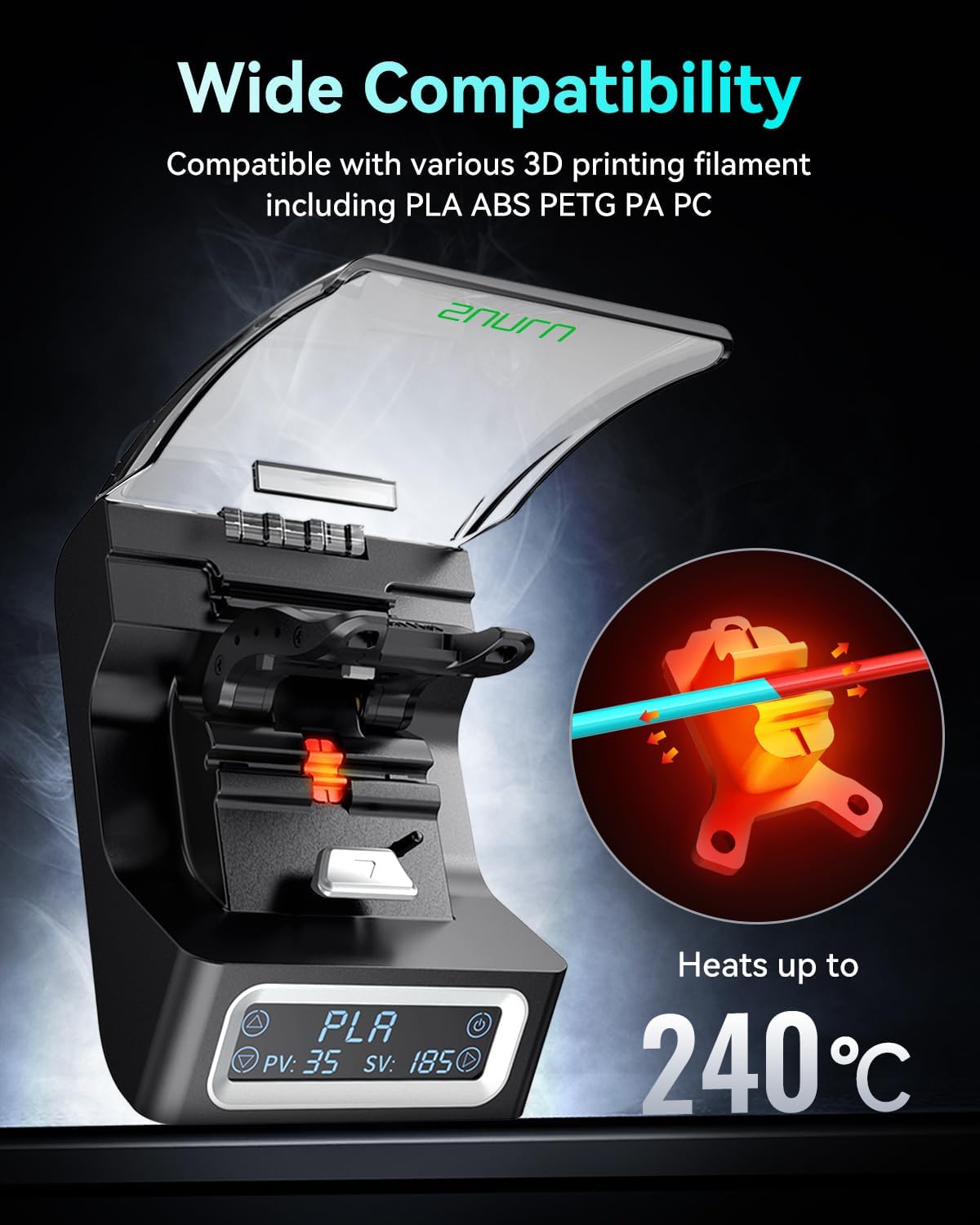 Conector de filamento SUNLU FC - 3D Printing Waste reseña y precio