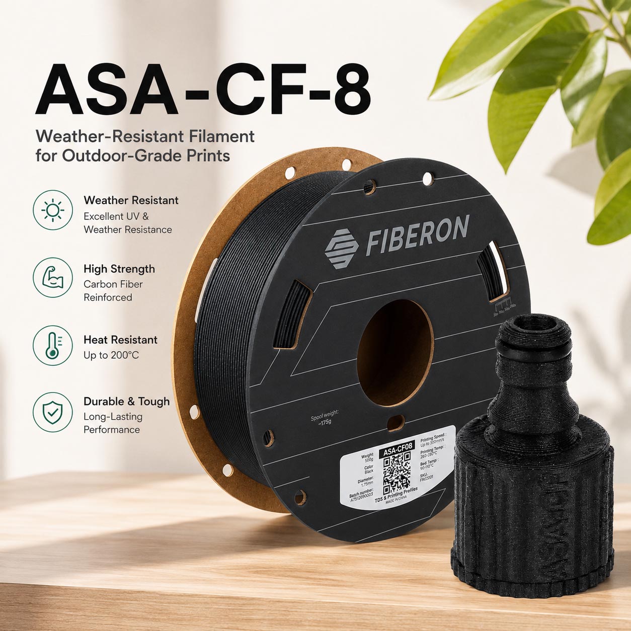 Filamento de Impresora 3D de F - Asa Filament Outdoor reseña y precio