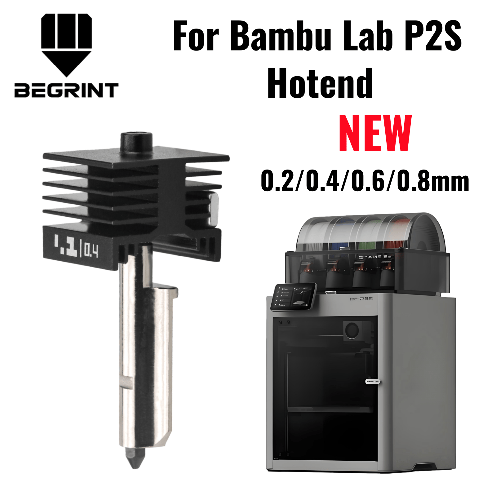Para Bambu Lab P2S X2D, Hotend - 3D Printing Bambu reseña y precio