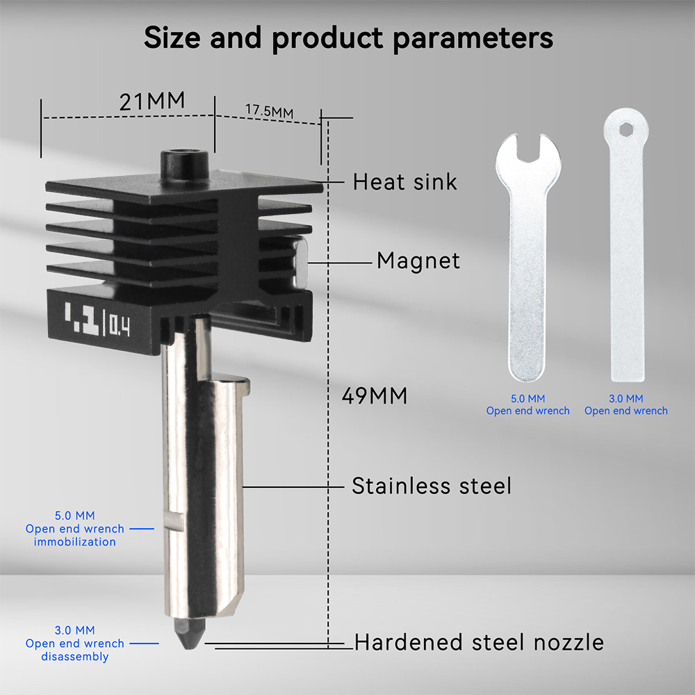 Para Bambu Lab P2S X2D, Hotend - 3D Printing Bambu reseña y precio