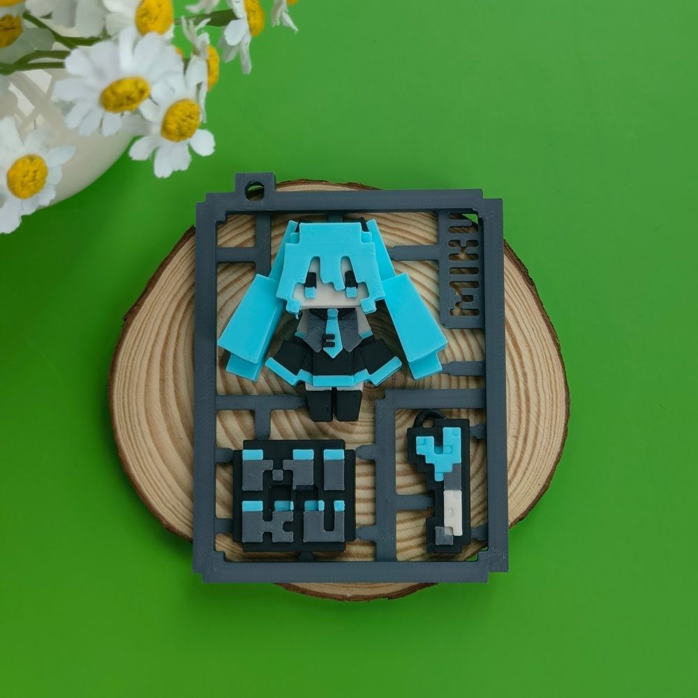 Modelo semiensamblado de Hatsu - 3D Printing Model reseña y precio