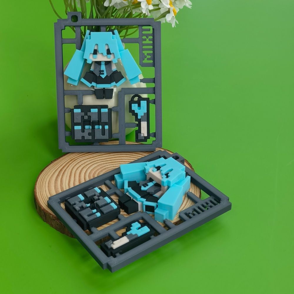 Modelo semiensamblado de Hatsu - 3D Printing Model reseña y precio