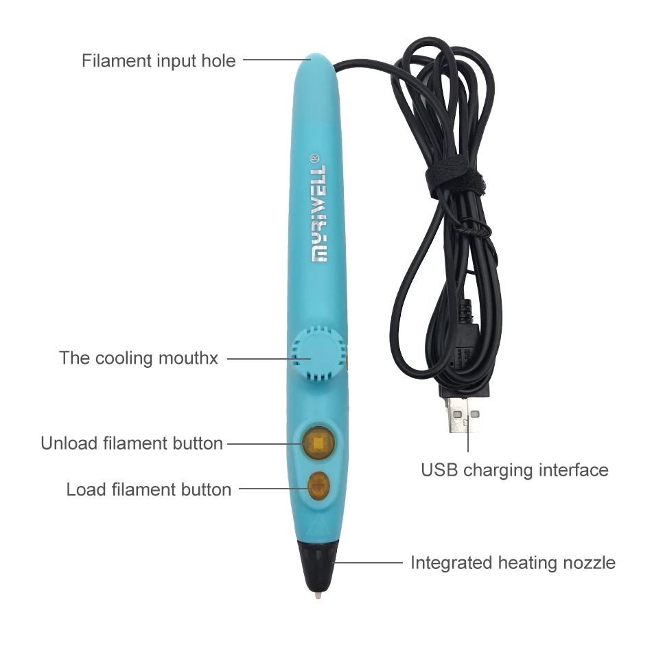 Myriwell-bolígrafo de impresió - 3D Printing Pen For Kids reseña y precio