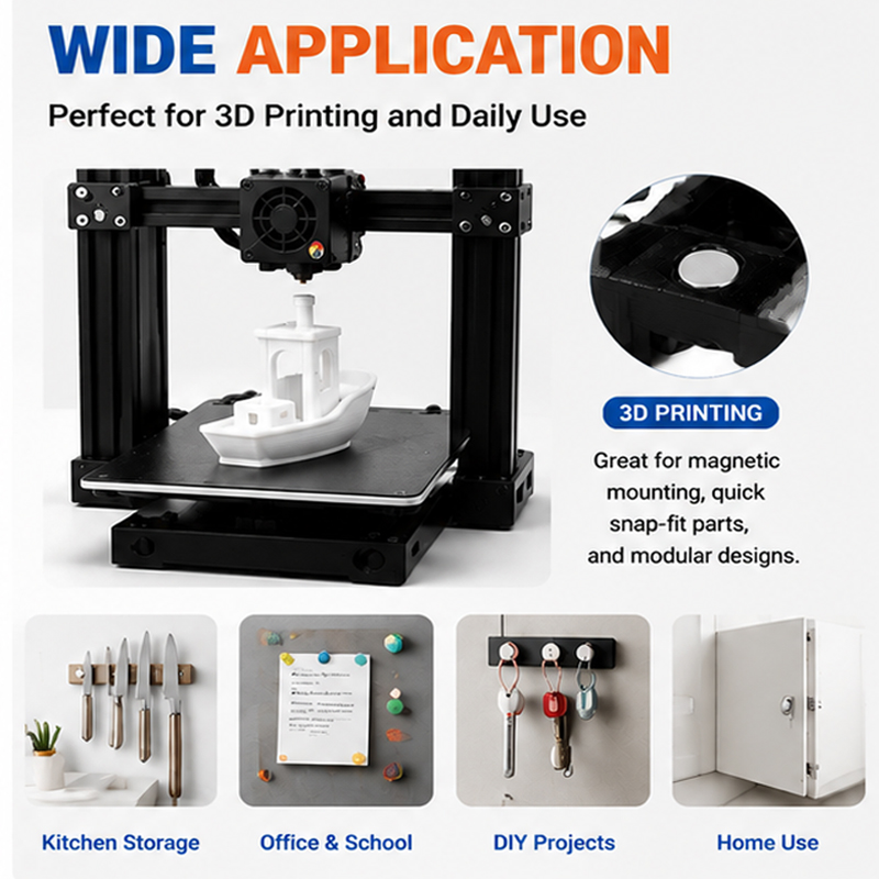 Kit de 200 Imanes para Impresi - 3D Printing Bambu reseña y precio